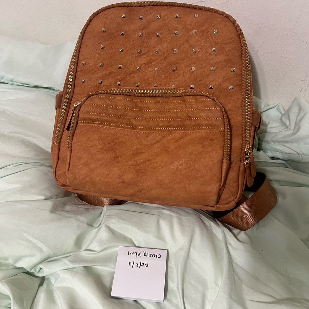 RadRev OG Studded Full Size in Rust Backpack SOLD OUT - Picture 3 of 6